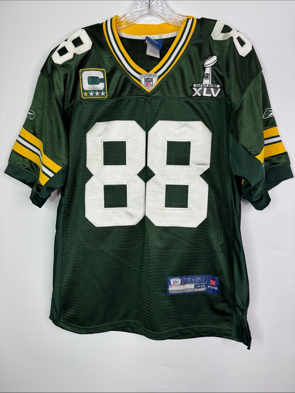 Vintage Green Bay Packers Jermichael Finley Reebok Jersey Size 48